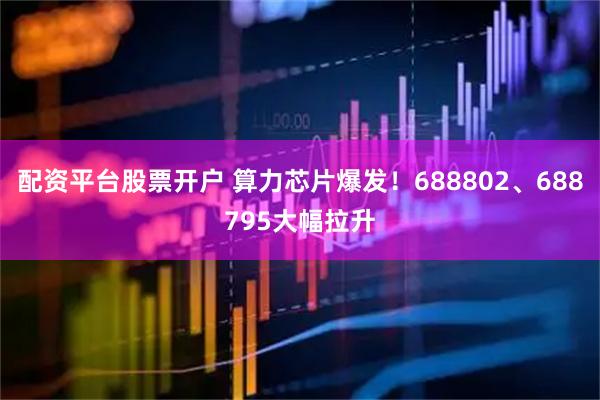 配资平台股票开户 算力芯片爆发！688802、688795大幅拉升